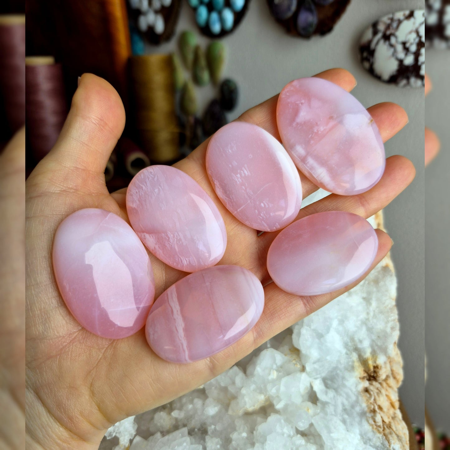 Pink Opal Oval
