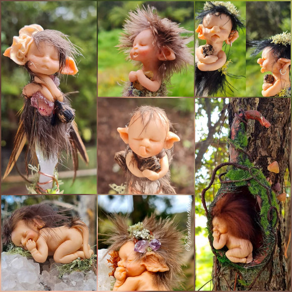 Original Hand Sculpted Wildlings Awaiting Adoption