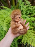 Hand Sculpted Baby Monkey Art Doll