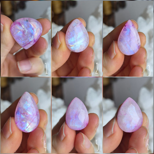 Moonstone - Pink Teardrop