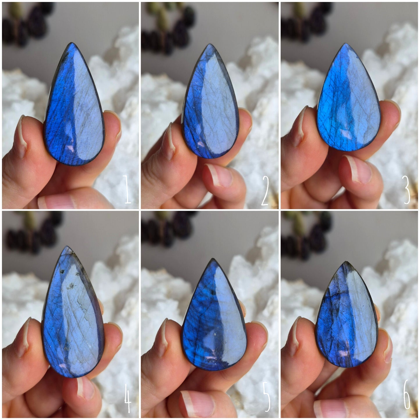 Labradorite Deep Blue