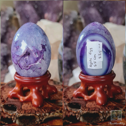 Polished Agate Egg (Dyed)