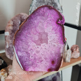 Pink Agate Geode Slab