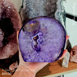 Purple Agate Geode Slab