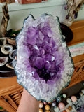 Large Amethyst Druzy Cluster Free Standing