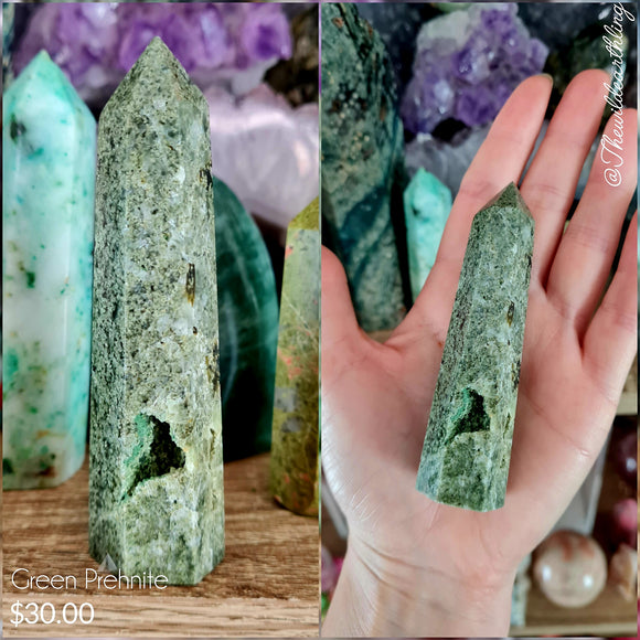 Green Prehnite 91mm