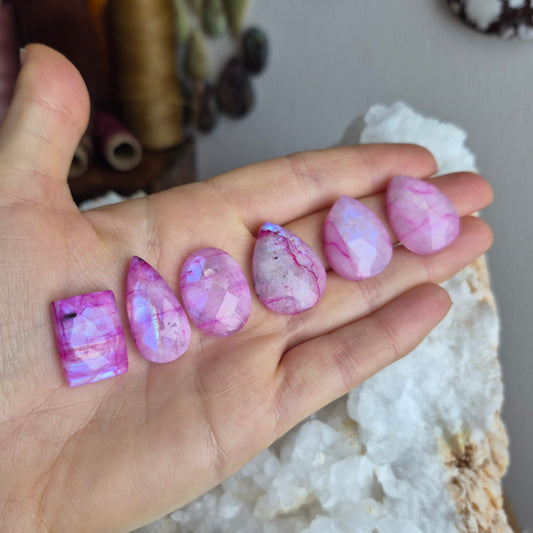 Moonstone - Pink Faceted