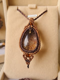 Mini Lotus Garden Quartz Wrapped in Caramel & Dark Mocca