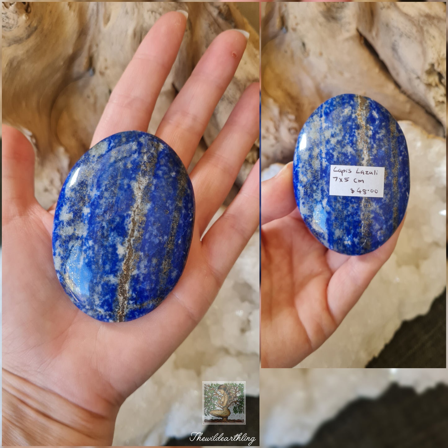 Lapis Lazuli Palmstone 104g