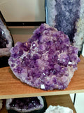 XL Amethyst Cluster with Calcite Growth