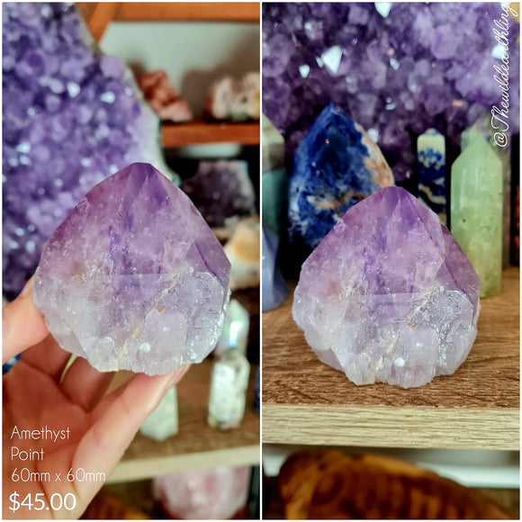 Amethyst Point 60mm