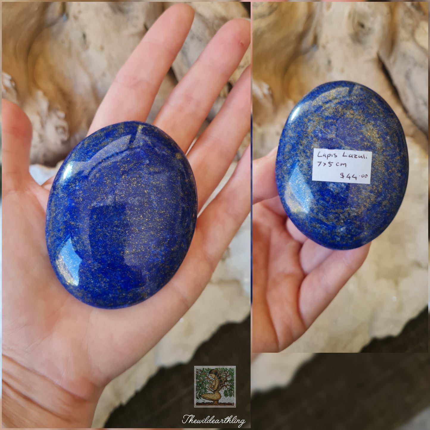 Lapis Lazuli Palmstone 110g