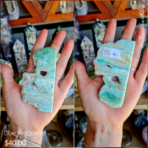 Blue Carribean Calcite Slab