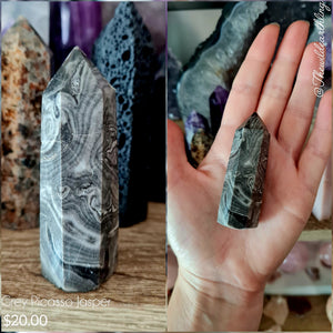 Grey Picasso Jasper 65mm