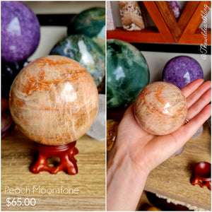 Peach Moonstone 60mm