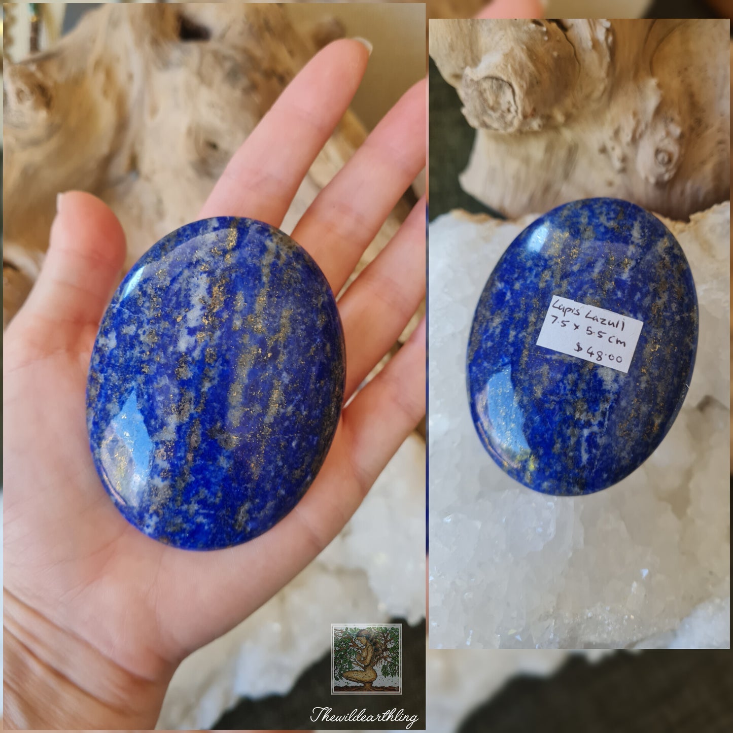 Lapis Lazuli Palmstone 144g