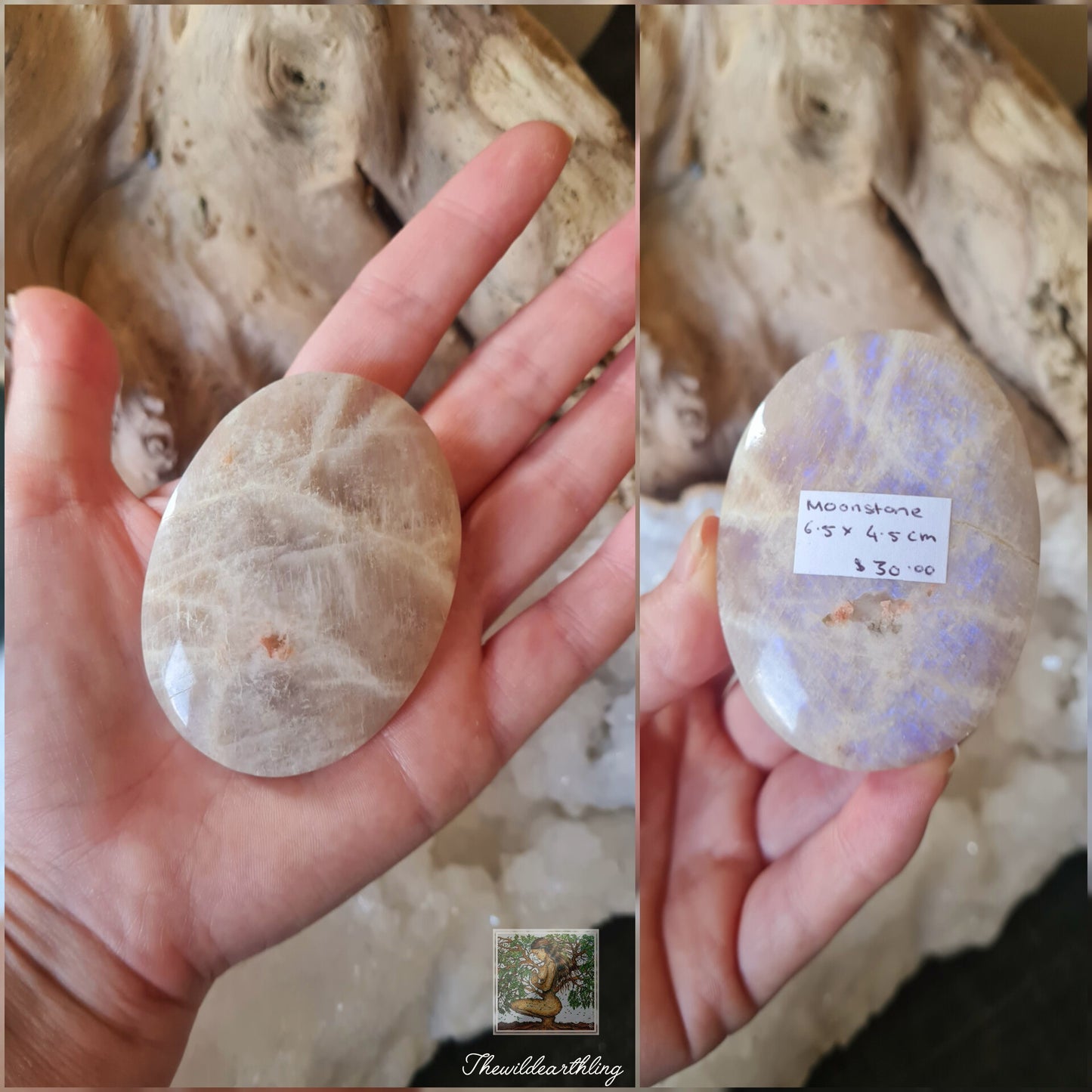 Moonstone Palmstone 64g