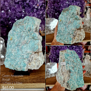 Green Amazonite Slab 175mm