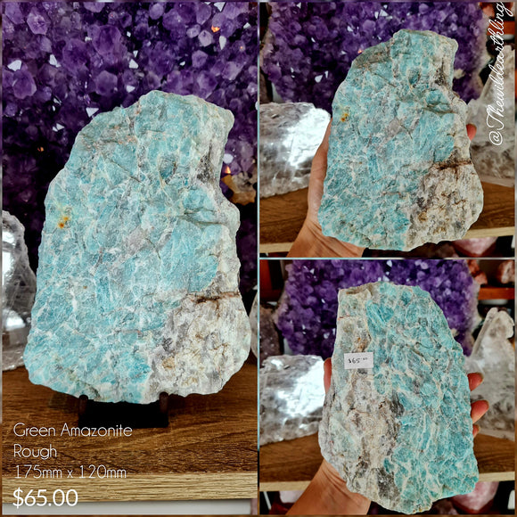 Green Amazonite Slab 175mm