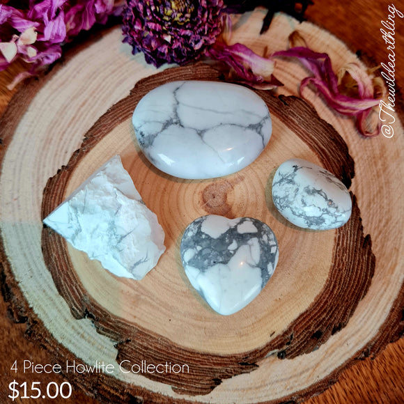 4 Piece Howlite Collection