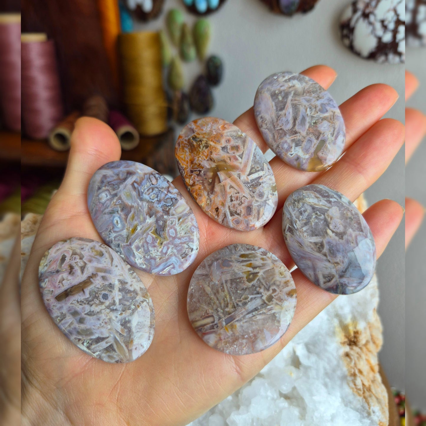 Pink Stick Agate