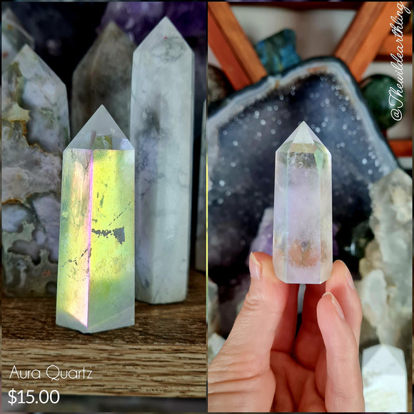Aura Coated Quartz Point