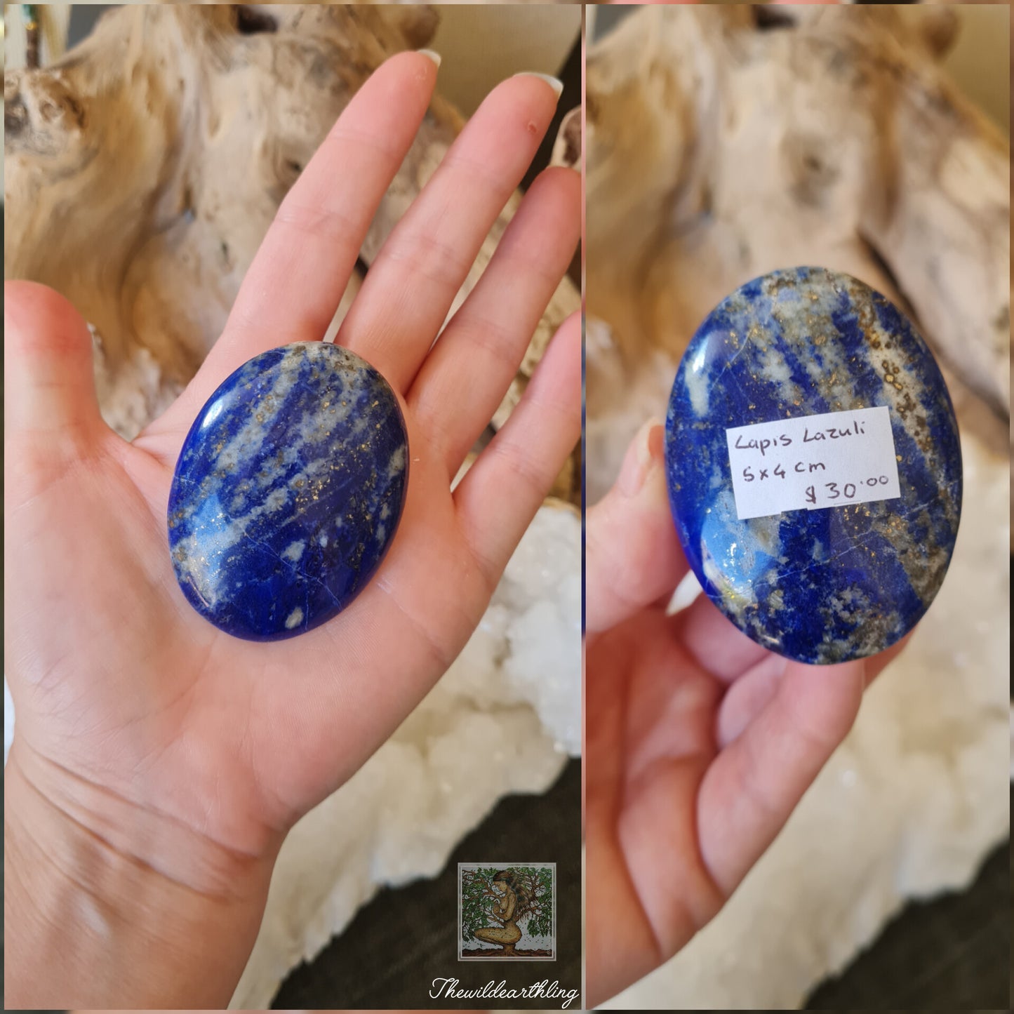 Lapis Lazuli Palmstone 63g