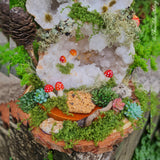 Quartz Geode Miniature Home