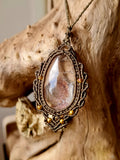 Garden Quartz Wrapped in Khaki