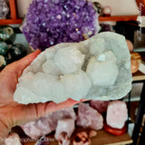 White Apophillite cluster
