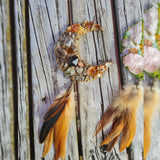 Smokey Quartz & Citrine Moon