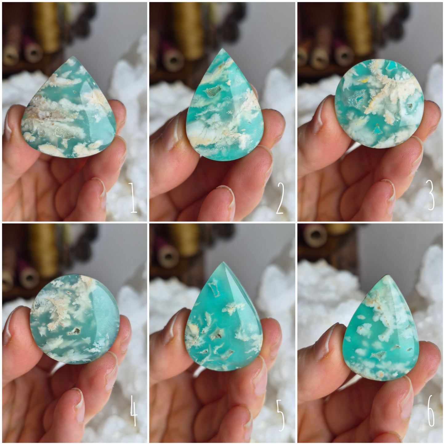 Plumme Agate Doublets