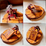 Custom listing for Becca 5x art dolls & Opalite Necklace