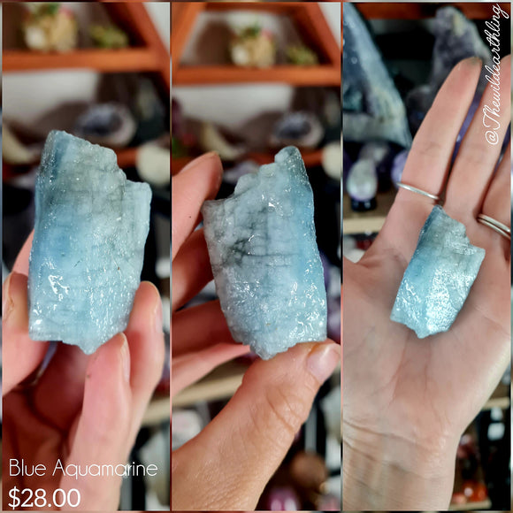 Raw Polished Aquamarine