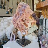 Pink Amethyst Slab on Stand 1.56kg