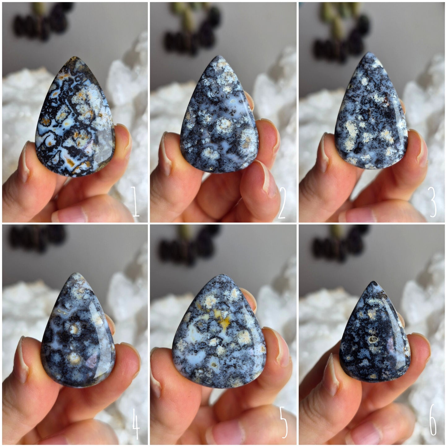 Orbicular Jasper Teardrop