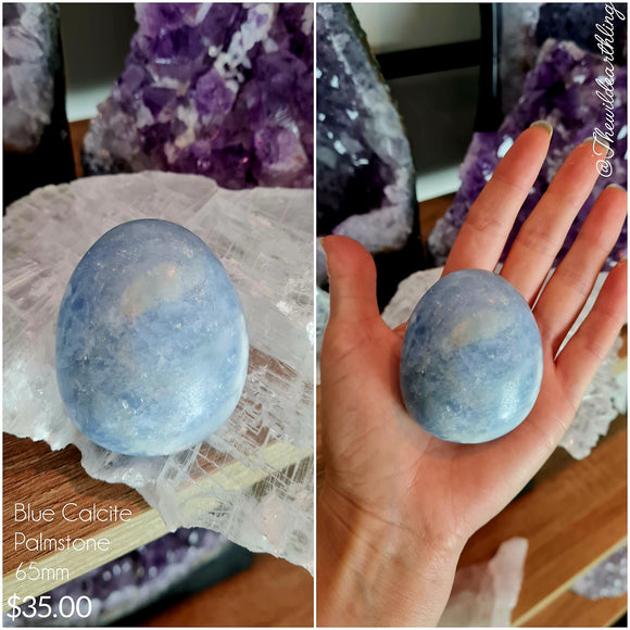 Blue Calcite 65mm