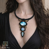 Labradorite & Moonstone Choker