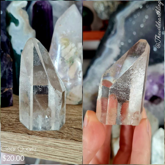Clear Quartz Cut & Polished 57mm
