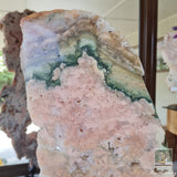 Pink Amethyst Slab on Stand 2.8g