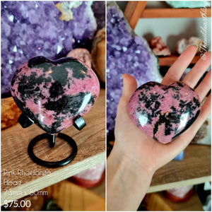 Pink Rhodonite 73mm