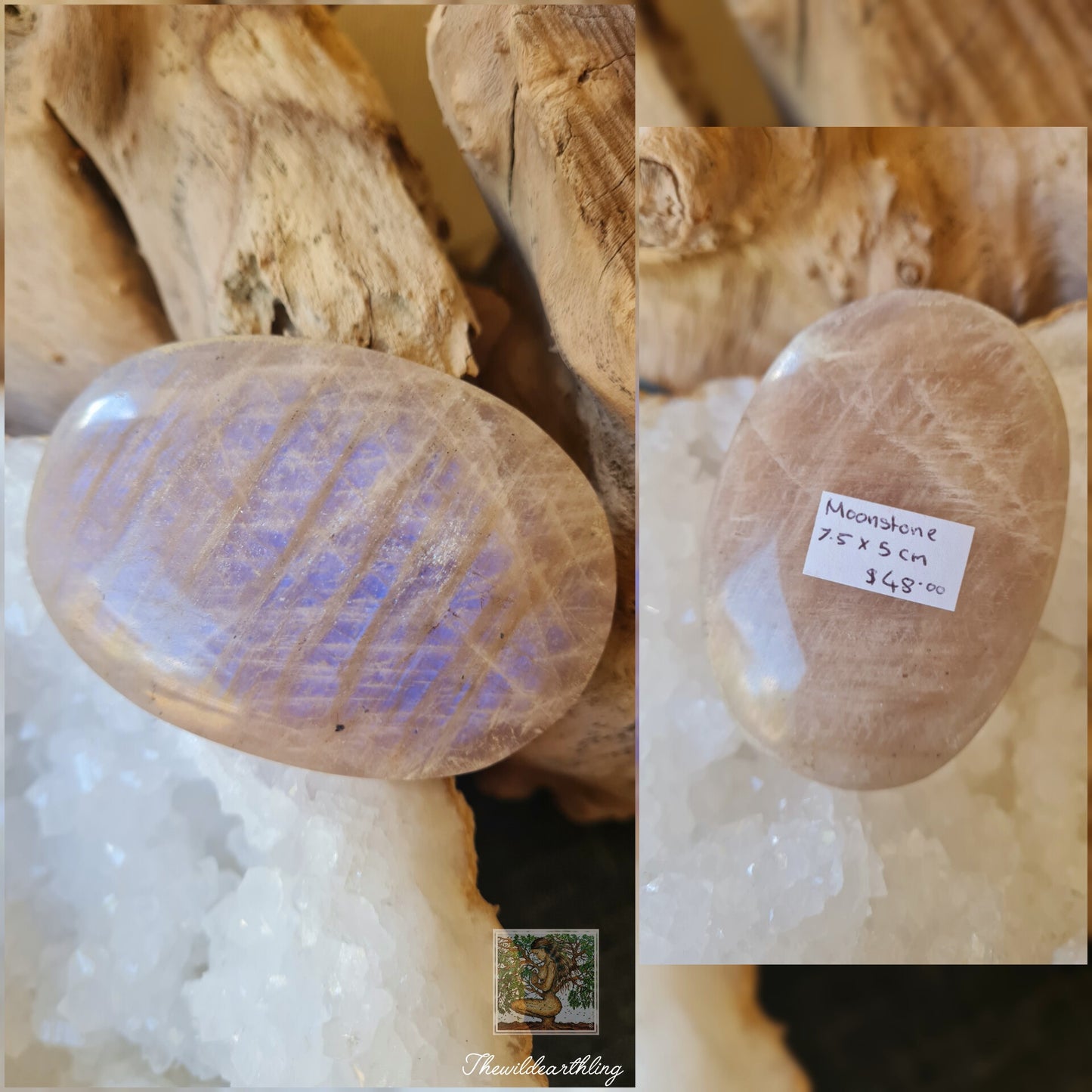 Moonstone Palmstone 116g