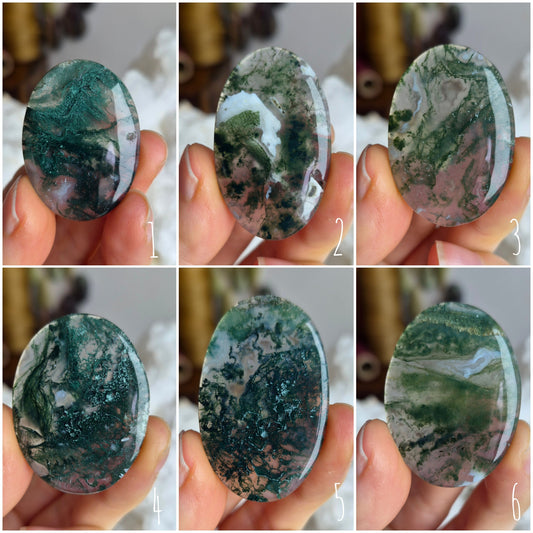 Moss Agate Oval