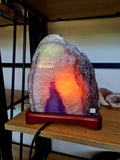 Purple Agate Lamp