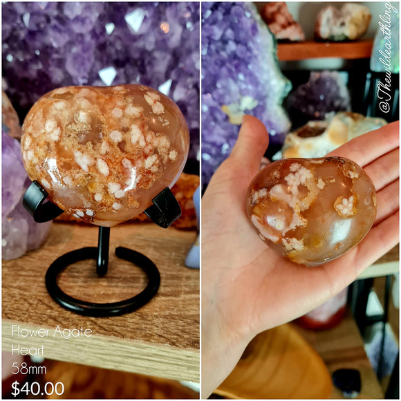 Flower Agate 58mm
