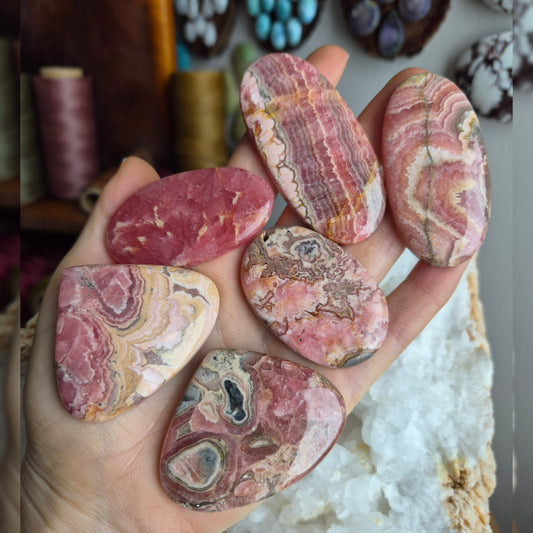Rhodochrosite Cabochons