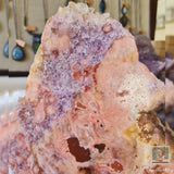 Pink Amethyst Slab on Stand 1.56kg