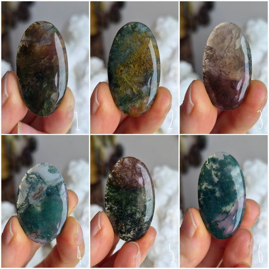 Moss Agate Oval