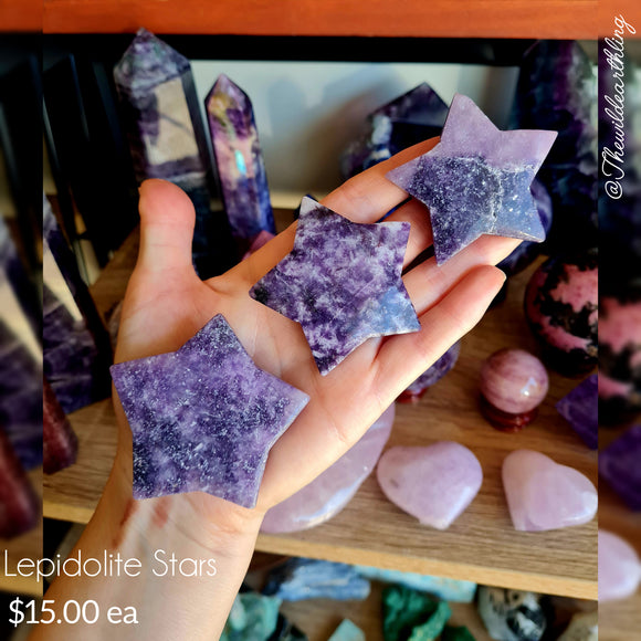 Lepidolite Star