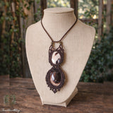 Black Opal Wrapped in Dark Mocca